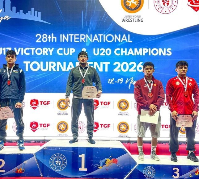 Uluslararası Şampiyonlar Güreş Turnuvası Antalya'da sona erdi