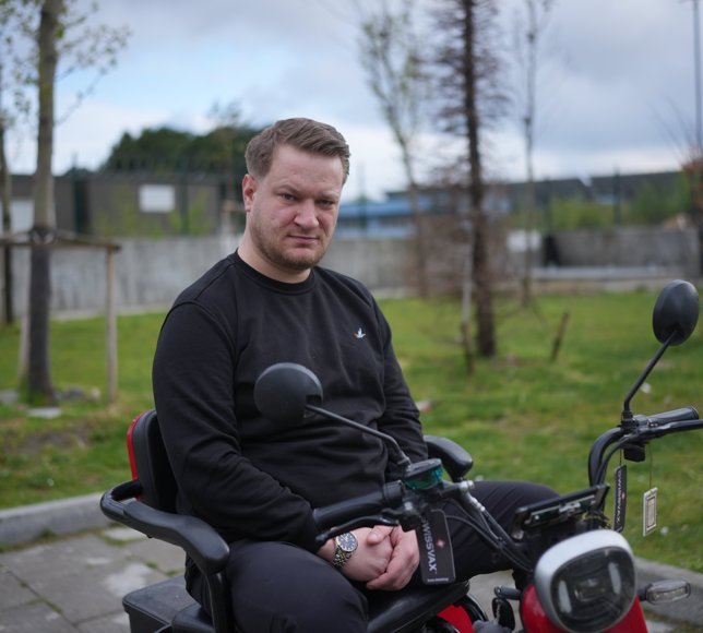 Yüzde 95 engelle çorap satarak kendi işinin patronu oldu