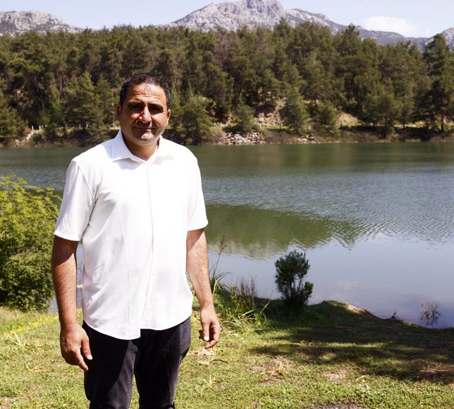 Antalya'daki Ekşili Göleti son yağışlarla yeniden canlandı