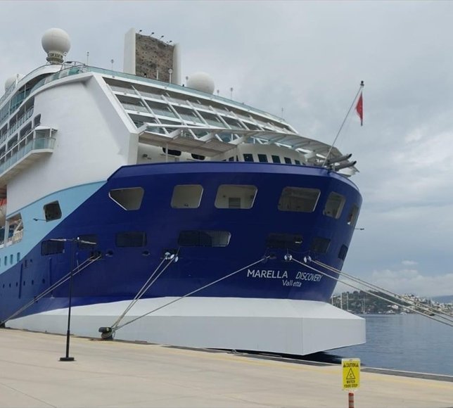Bodrum'a 'Marella Discovery' kruvaziyeriyle 1812 turist geldi