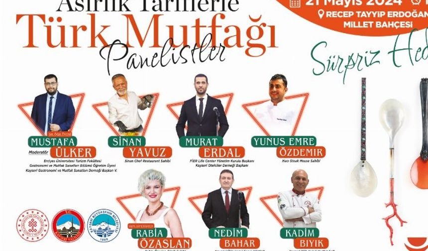 Kayseri'de ‘Asırlık Tariflerle Türk Mutfağı’ Paneli