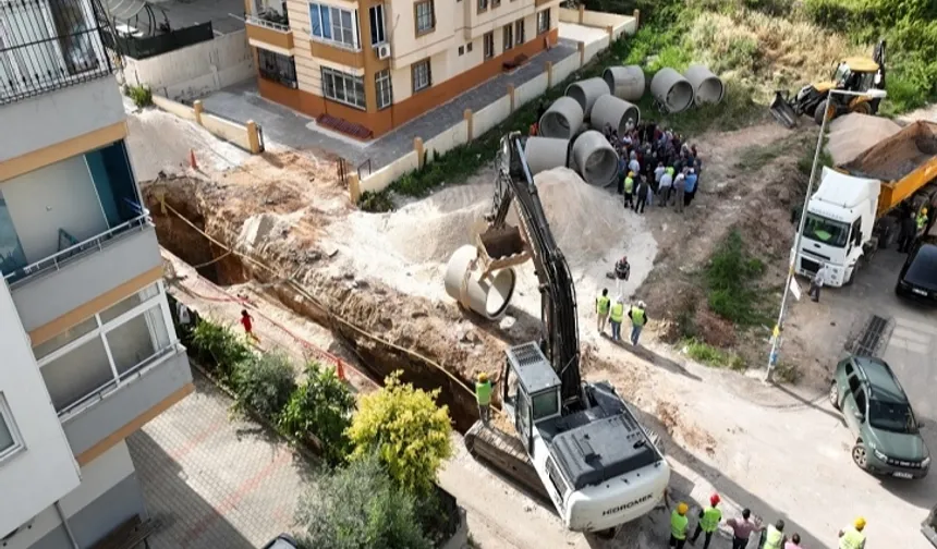 ASKİ'den yeni yağmur hattı inşaatı