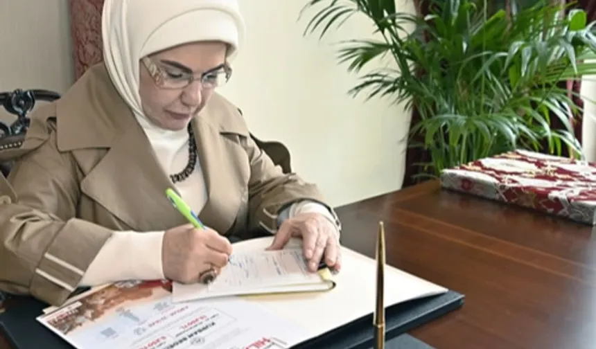 Emine Erdoğan'dan Türk Kızılayı'na kurban bağışı