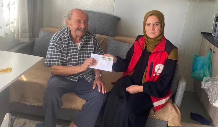 Bursa’dan Adıyaman’a duygu dolu mektup