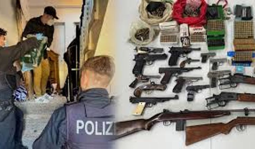 Almanya'da silah kaçakcılığı operasyonu