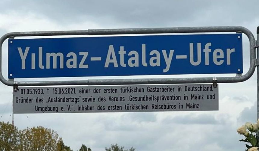 Almanya'da bir sokağa  Türk işçinin adı verildi