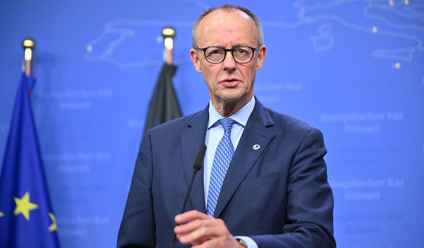 Merz Erdoğan tarafından resmi törenle karşılandı