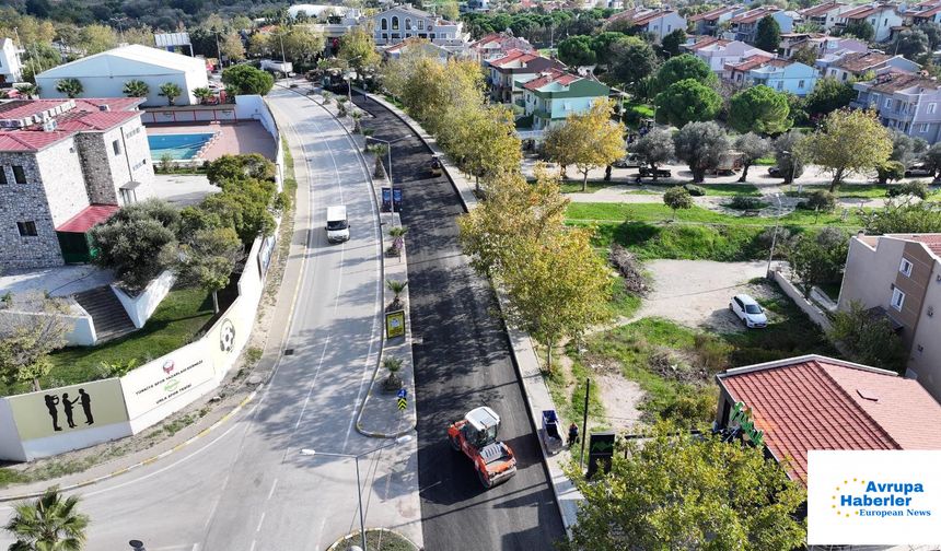 Urla’da iki caddeye yeni çehre