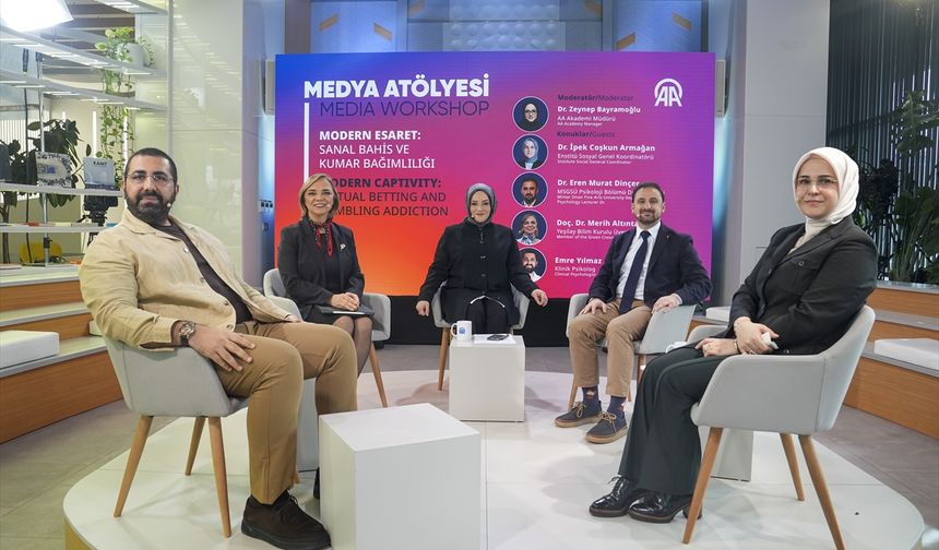 AA Medya Atölyesi'nde 'Modern Esaret: Sanal Bahis ve Kumar Bağımlılığı' başlıklı oturum düzenlendi