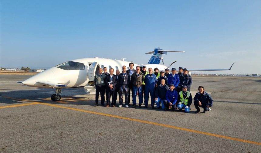 Baykar'ın sahip olduğu Piaggio Aerospace'ten Japonya'ya uçak teslimatı
