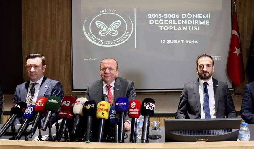 Bursa Ticaret Borsası Başkanı Matlı, 2013-2026 Dönemi Değerlendirme Toplantısı'nda konuştu:
