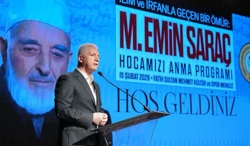İslam alimi Muhammed Emin Saraç, Fatih'te anıldı