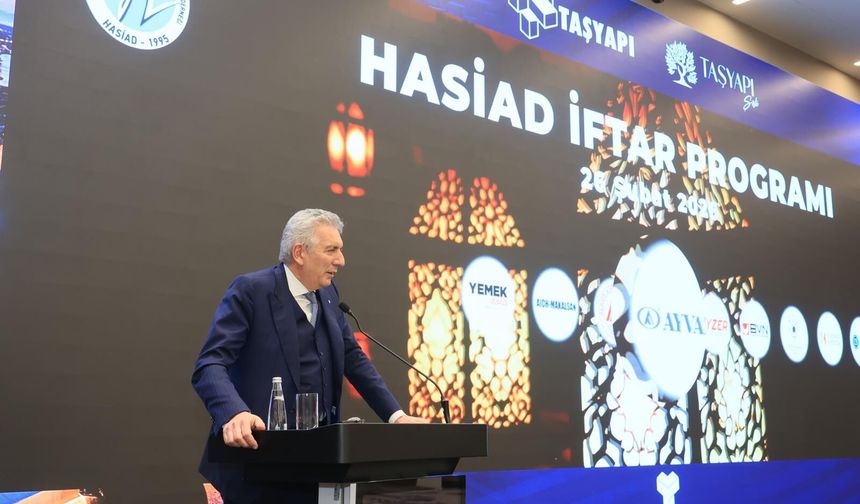 İSO Başkanı Bahçıvan HASİAD iftar programında konuştu: