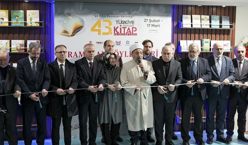 İstanbul'da '43. Türkiye Kitap ve Kültür Fuarı'nın açılışı yapıldı