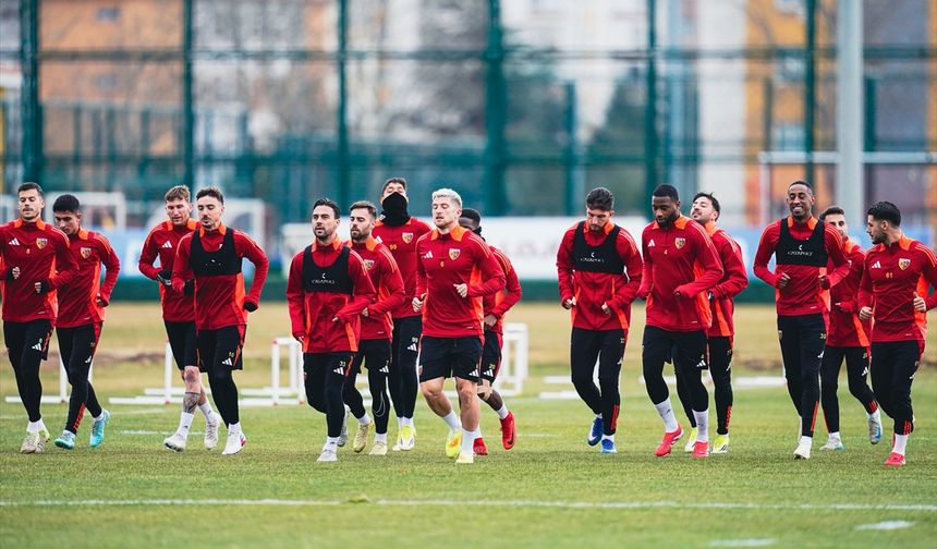 Kayserispor, Kocaelispor maçının hazırlıklarına devam etti