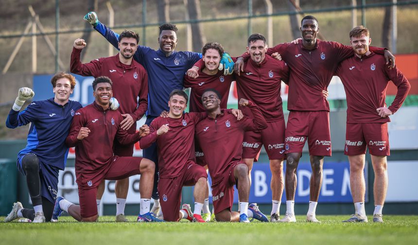Trabzonspor, Gaziantep FK maçının hazırlıklarını sürdürdü
