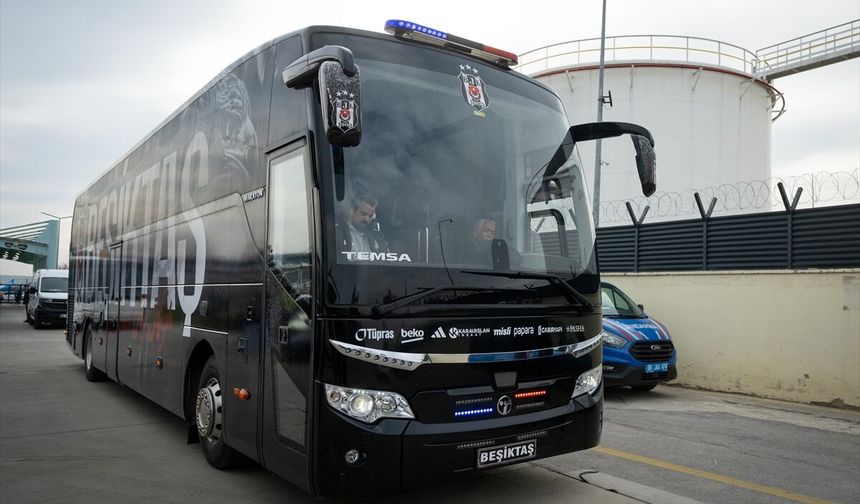 Beşiktaş kafilesi, Ankara'ya geldi
