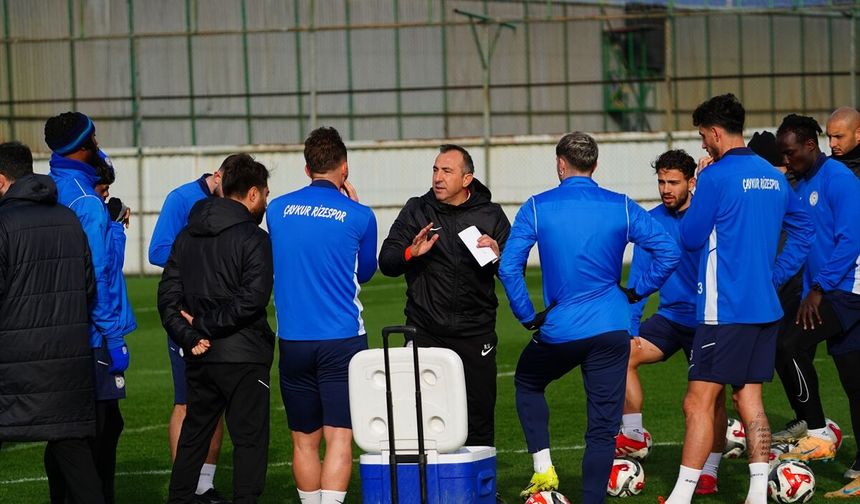 Çaykur Rizespor'da Antalyaspor maçının hazırlıkları başladı