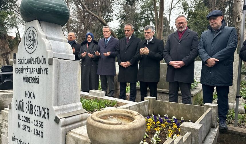 'Hafız-ı Kütüb' İsmail Saib Sencer, vefatının 86. yılında Zeytinburnu'nda anıldı