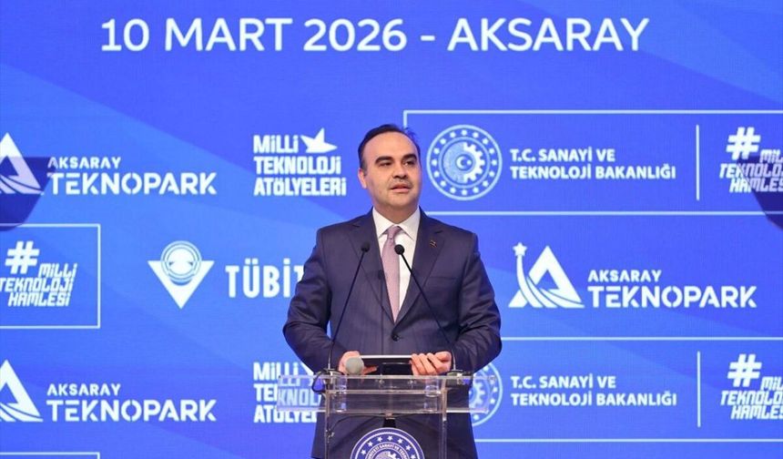 Sanayi ve Teknoloji Bakanı Kacır, Aksaray'da Teknopark ve Milli Teknoloji Atölyesi açılışında konuştu: