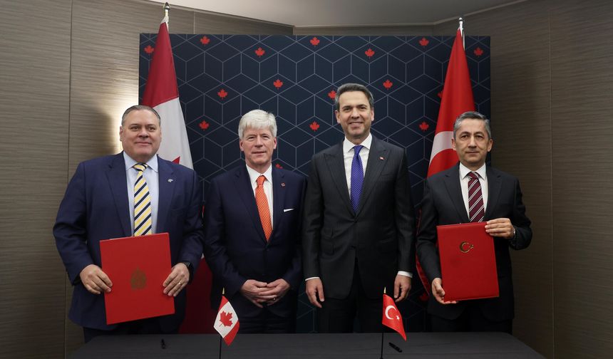 Türkiye ile Kanada arasında nükleer enerji alanında mutabakat zaptı imzalandı