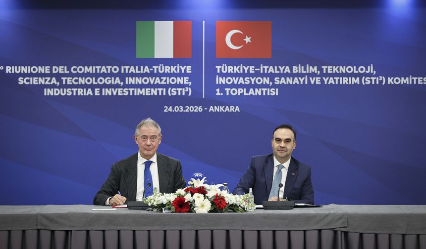 Türkiye-İtalya Bilim, Teknoloji, İnovasyon, Sanayi ve Yatırım Komitesi'nin ilk toplantısı Ankara'da yapıldı