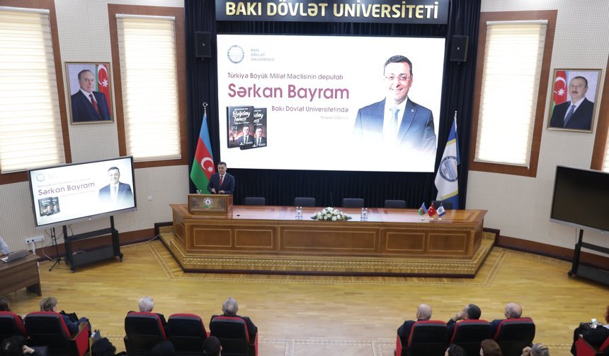 AK Parti İstanbul Milletvekili Bayram, hayatını konu alan 'Buğday Tanesi' filmini Bakü'de tanıttı