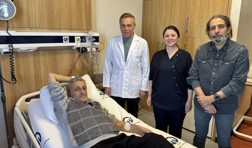 Akciğerinde pıhtı tespit edilen Gürcü hasta Trabzon'da sağlığına kavuştu