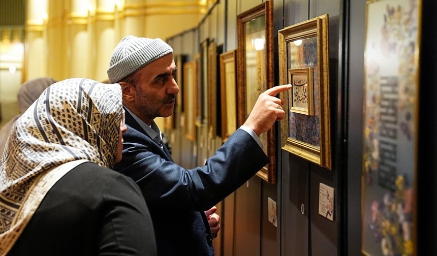 'Bahar-ı Nebat' sergisi, Taksim Camisi Kültür Sanat Merkezi'nde açıldı