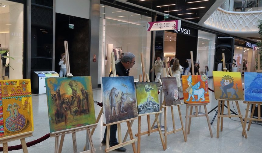 Çorum'da 'Uluslararası Plastik Sanatlar Sergisi' açıldı