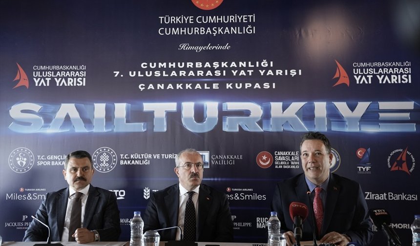 Cumhurbaşkanlığı Uluslararası Yat Yarışları Çanakkale Kupası'nın basın lansmanı yapıldı