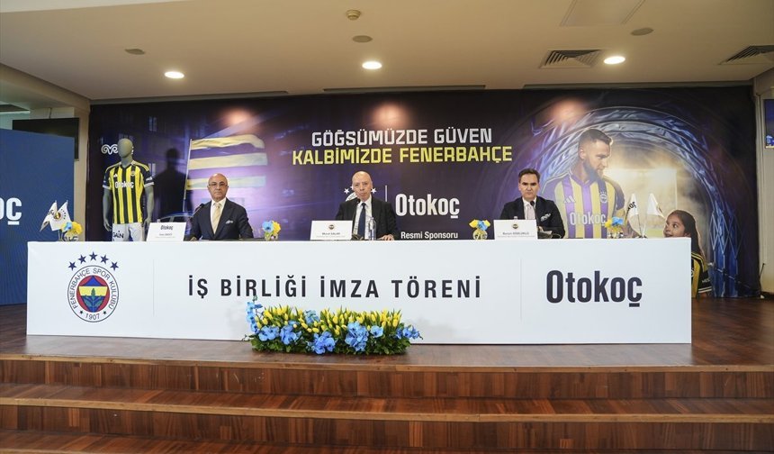 Fenerbahçe ile Otokoç arasındaki forma göğüs sponsorluğu yenilendi