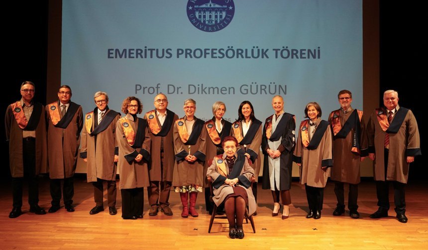 Prof. Dr. Dikmen Gürün için 'Emeritus Profesörlük' töreni düzenlendi