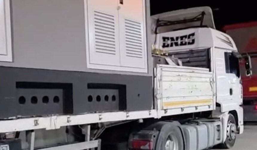 Samsun'da plakalarını kapatarak kantara girmeyen 3 tıra 420 bin lira ceza kesildi