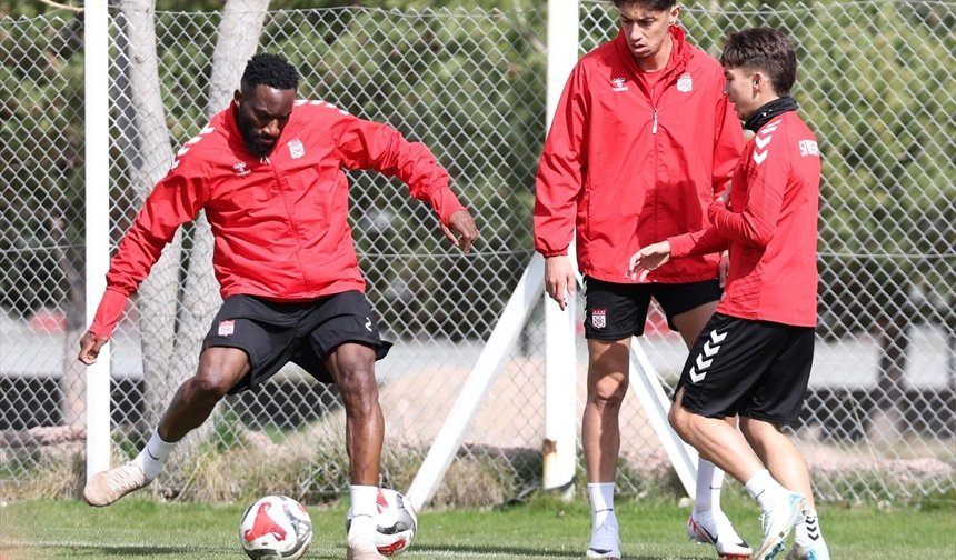 Sivasspor, Boluspor maçı için hazırlıklarını sürdürüyor