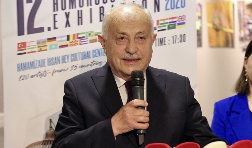 Trabzon'da '12. Uluslararası Görsel Mizahi Yapıtlar Sergisi' açıldı