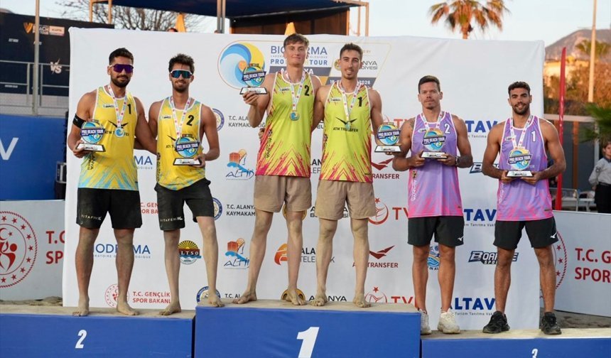 Uluslararası Bioderma Pro Beach Tour Alanya Grand Slam Şampiyonası sona erdi