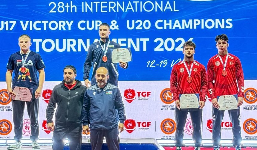 Uluslararası Zafer Kupası Güreş Turnuvası Antalya'da tamamlandı