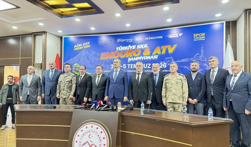 Ağrı Dağı'nda ilk kez düzenlenecek Türkiye Enduro ve ATV Şampiyonası'nın tanıtımı yapıldı