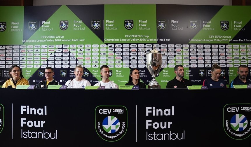 CEV Zeren Group Şampiyonlar Ligi Dörtlü Finali öncesi basın toplantısı düzenlendi